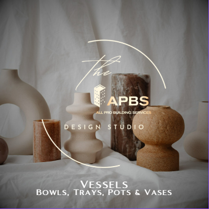 (2)Vessels - Pots, Trays, Bowls & Vases