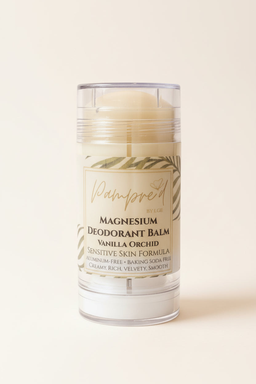 Magnesium Deodorant Balm – Aluminum-Free, Baking Soda-Free | Pampre’d
