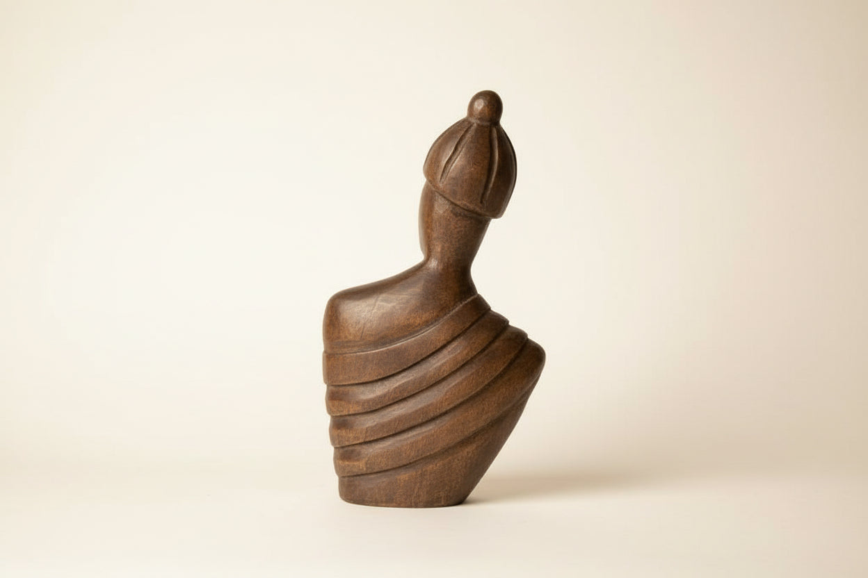 Indian man sculpture-