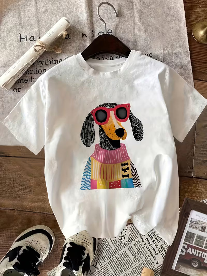 Dachshund Printed T-Shirt
