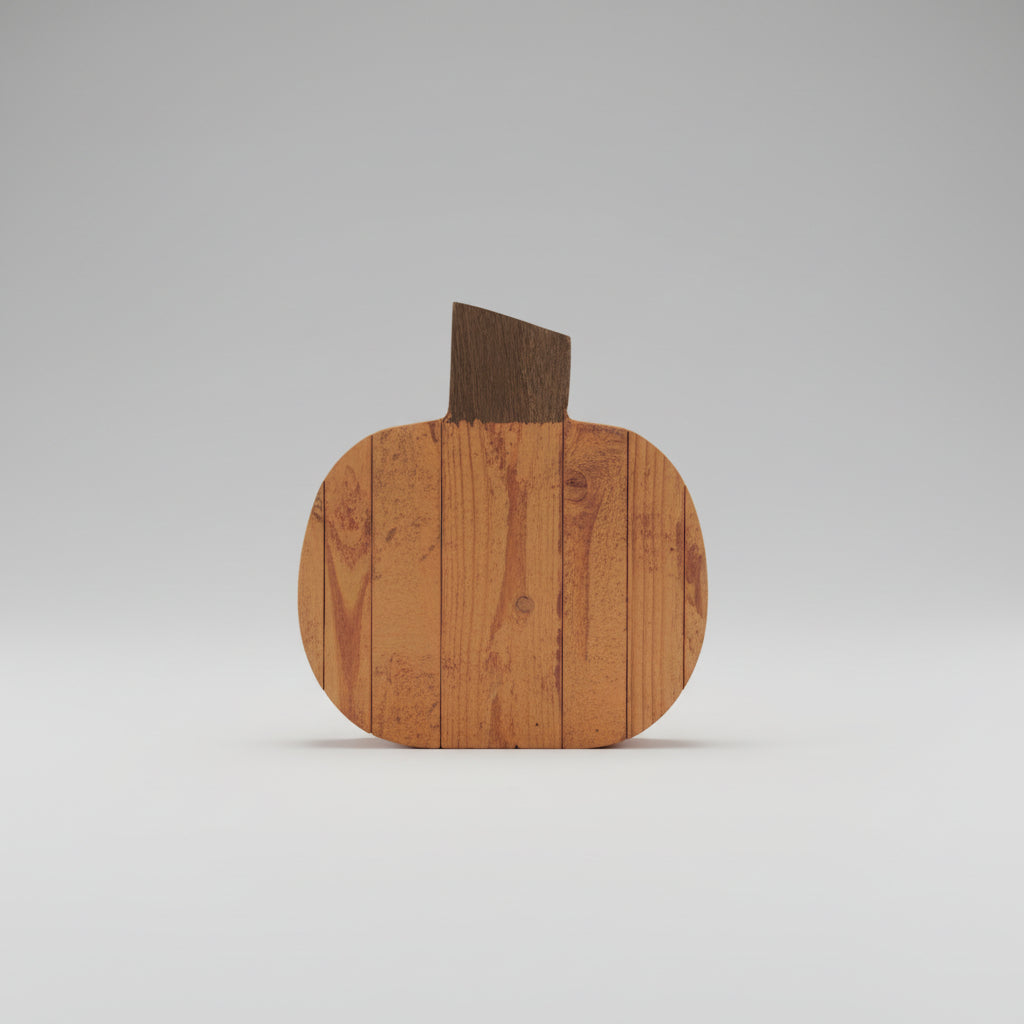 Small Wooden Pumpkin