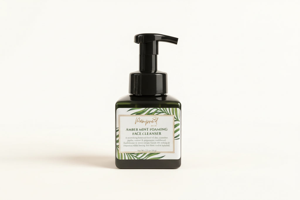 Luxury Cooling Amber Mint Foaming Makeup Cleanser
