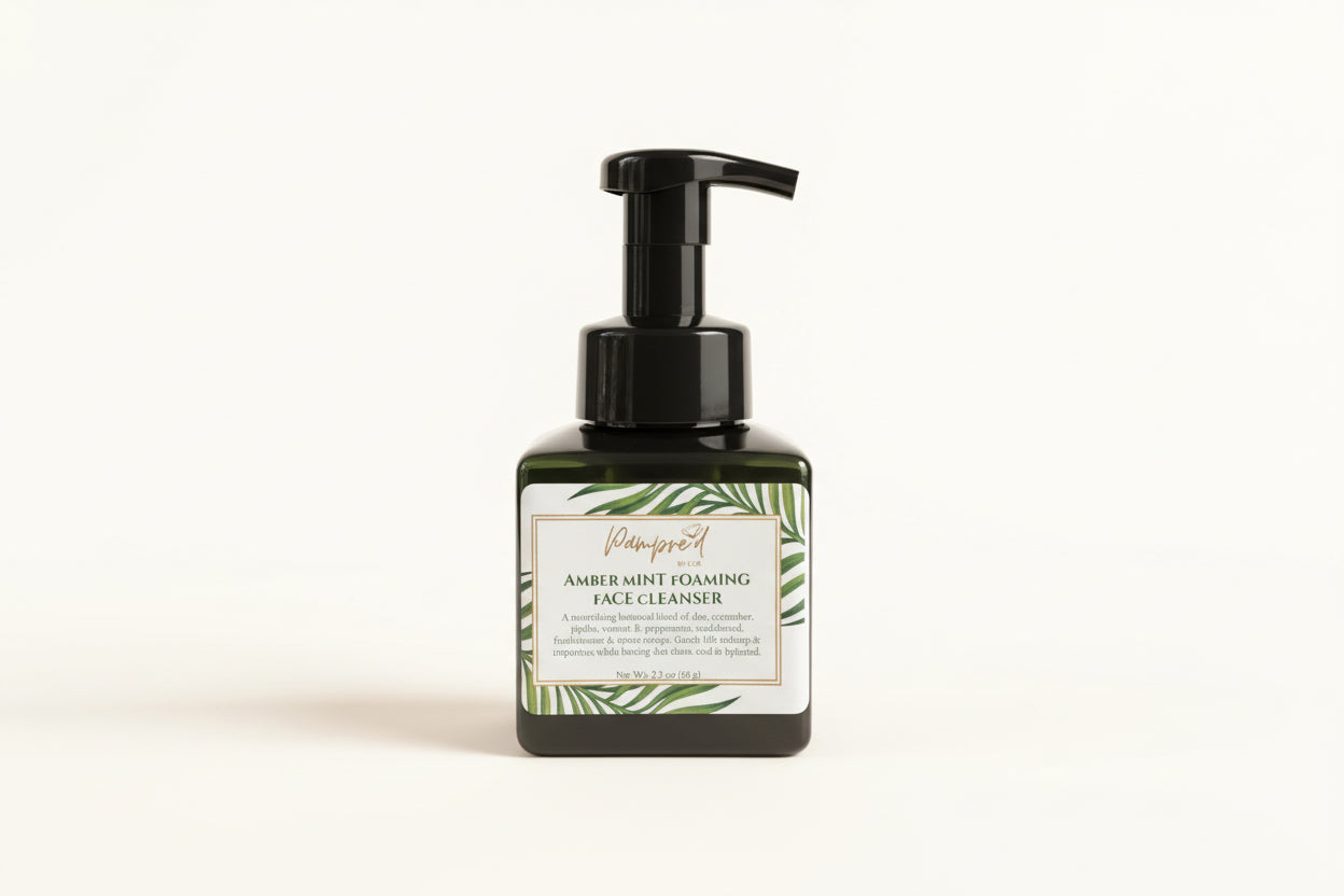 Luxury Cooling Amber Mint Foaming Makeup Cleanser