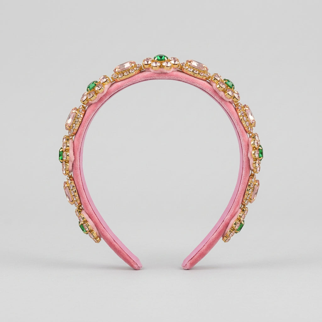 Baroque Floral Rhinestone Headband