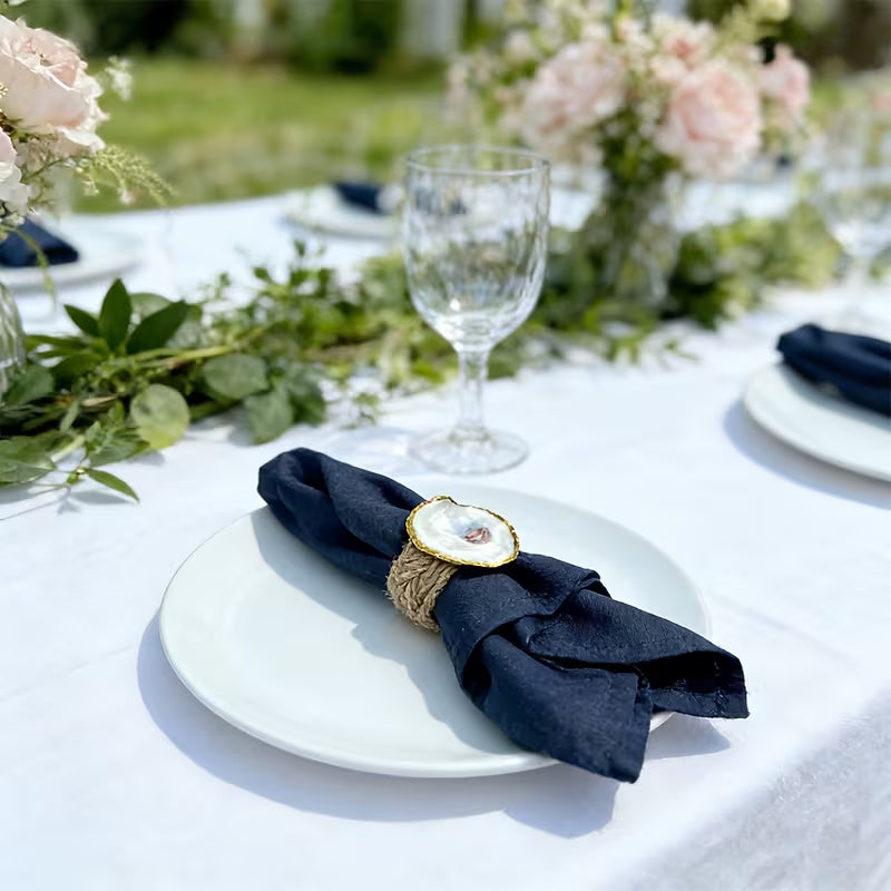Set of 4 Oyster Napkin Rings