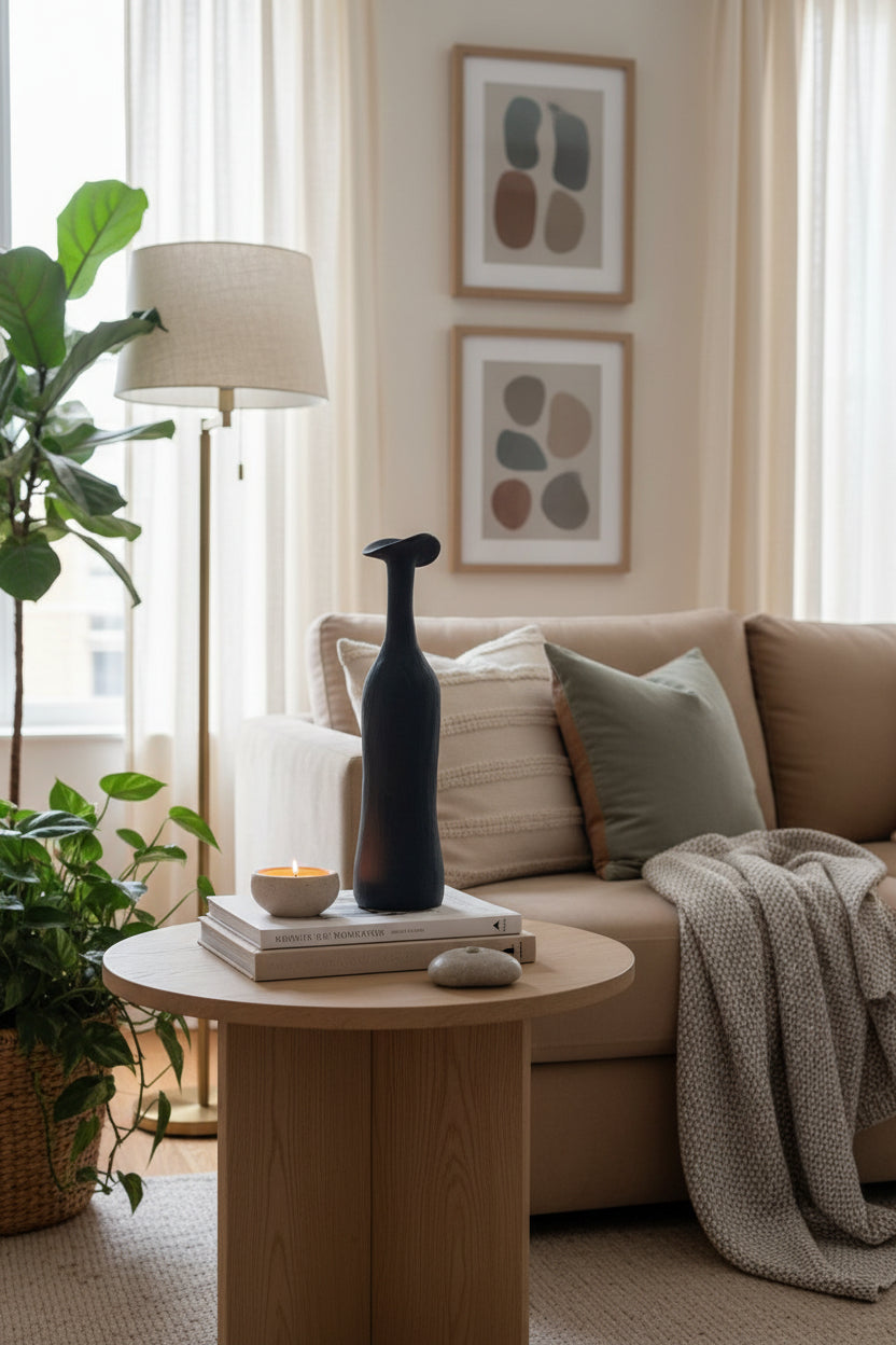 Morandi Ceramic Vase - Blue