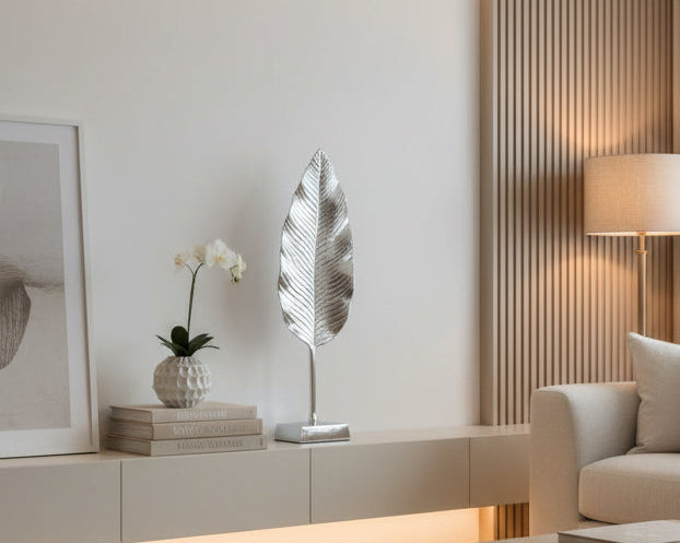 Silver Leaf Sculpture