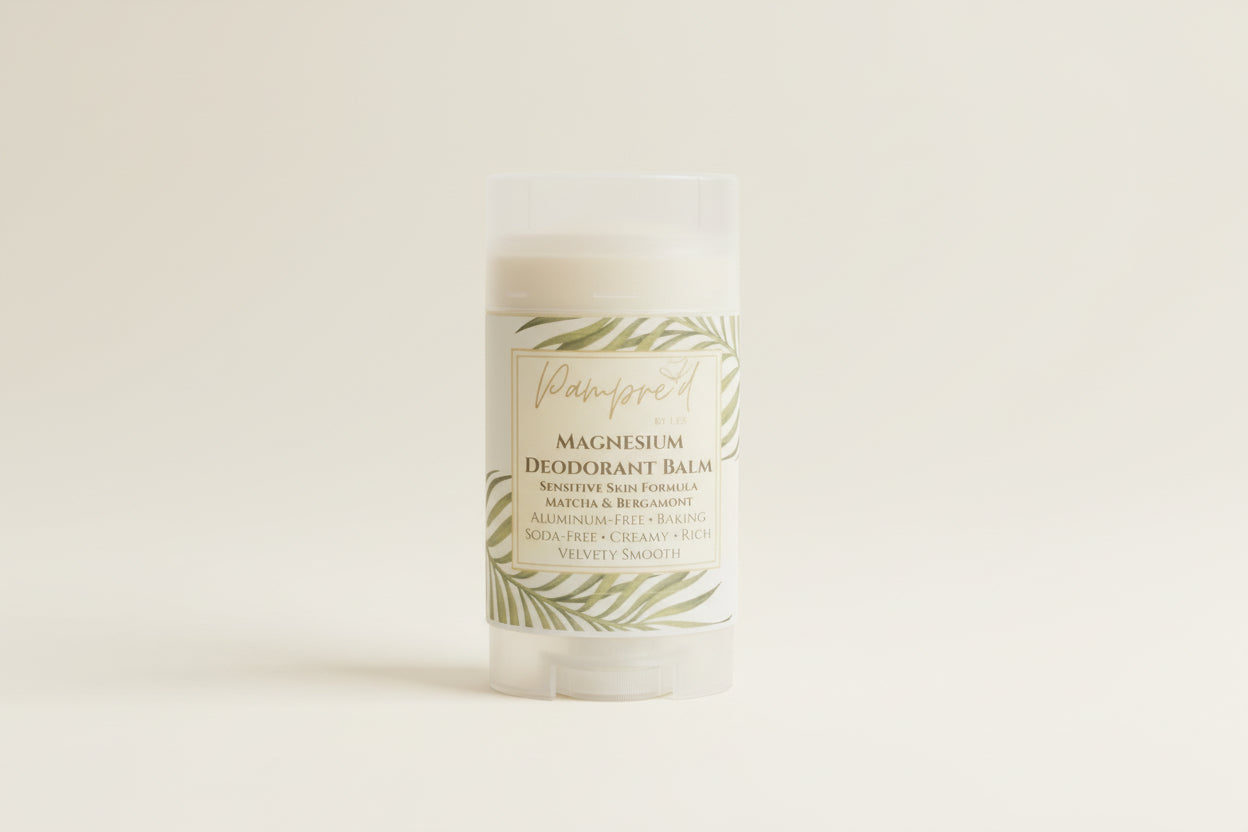 Magnesium Deodorant Balm – Aluminum-Free, Baking Soda-Free | Pampre’d