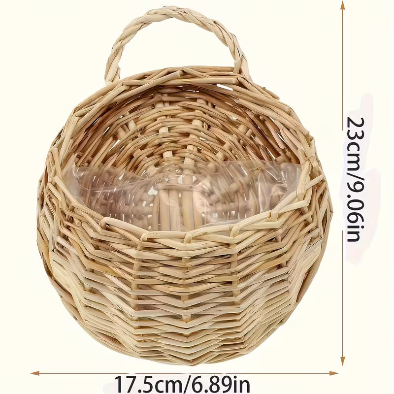 2pcs Woven Hanging Basket