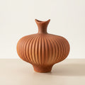 Ribbed Onion Vase