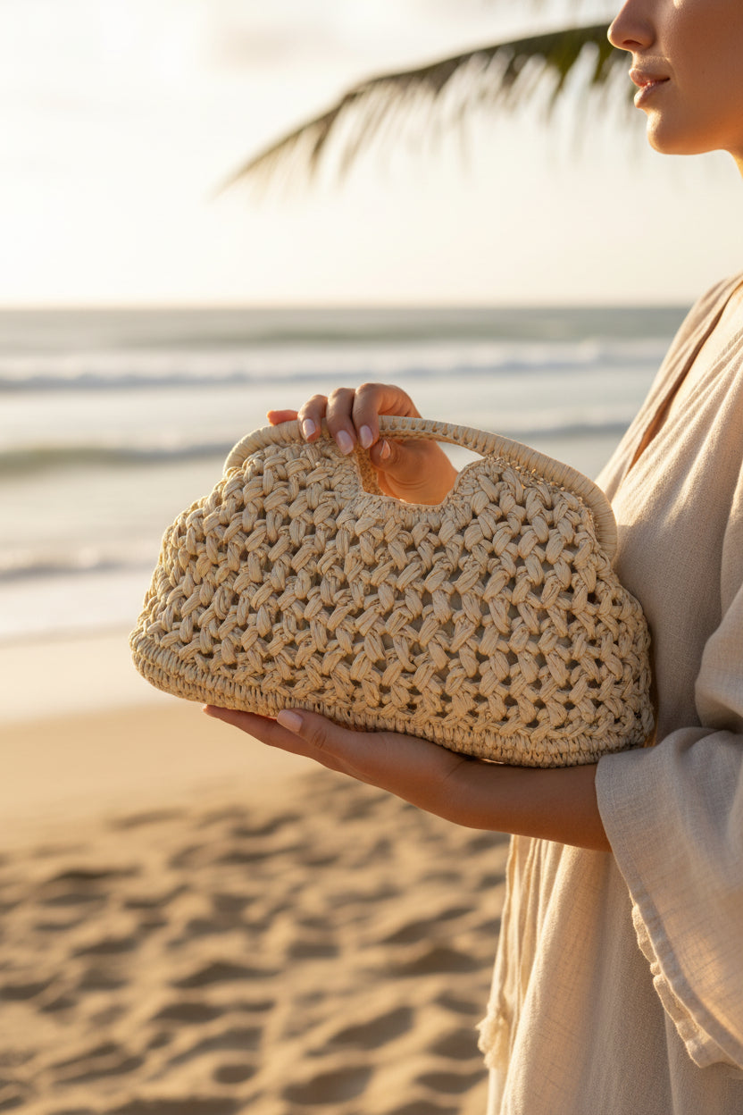 Woven Summer Beach Bag