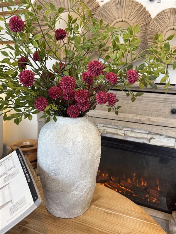 Tall Rough Textured Ceramic Vase