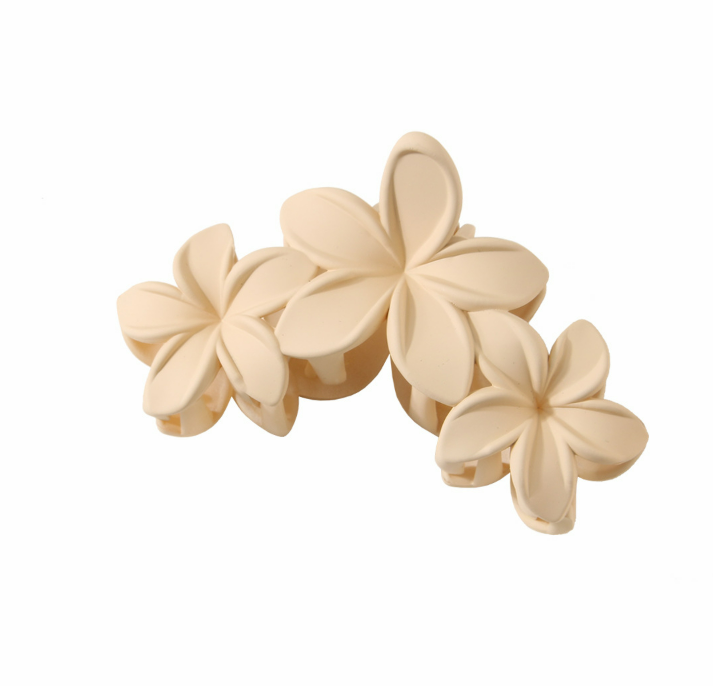 Three Flower Claw Clips