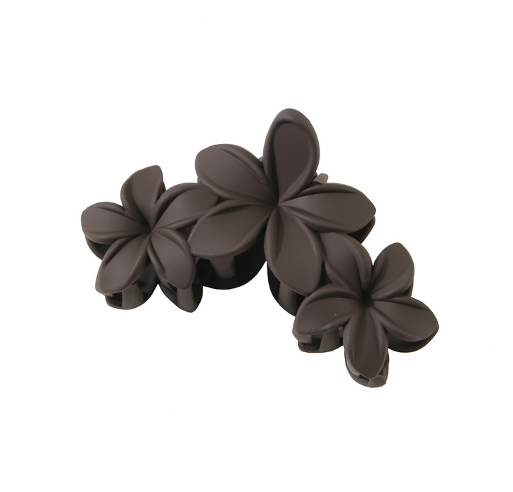 Three Flower Claw Clips