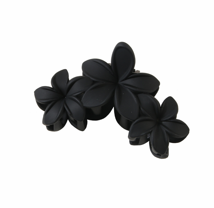 Three Flower Claw Clips