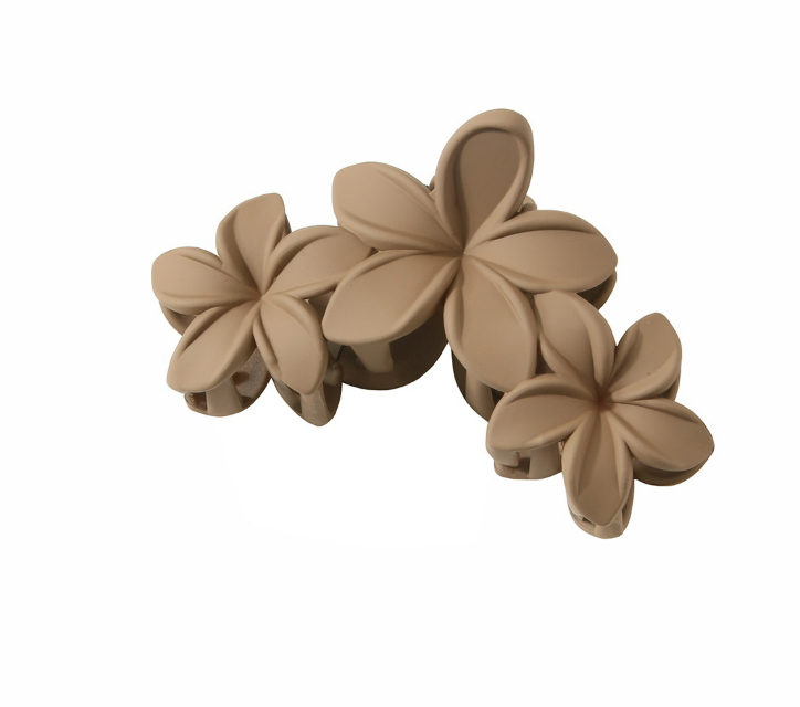 Three Flower Claw Clips