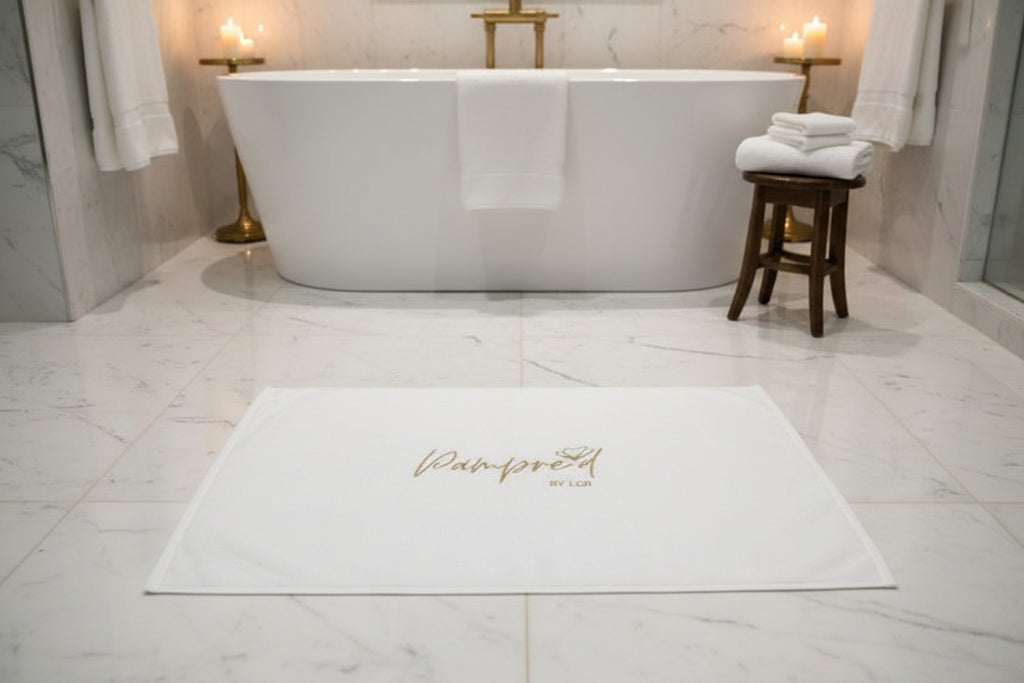 Pampre'd by LGR Luxury Jacquard Bath Mat