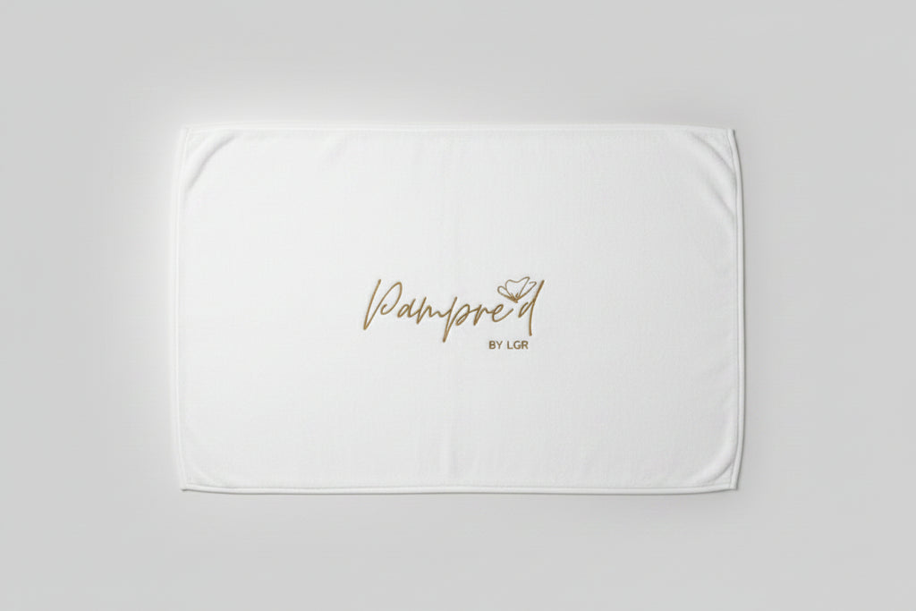 Pampre'd by LGR Luxury Jacquard Bath Mat