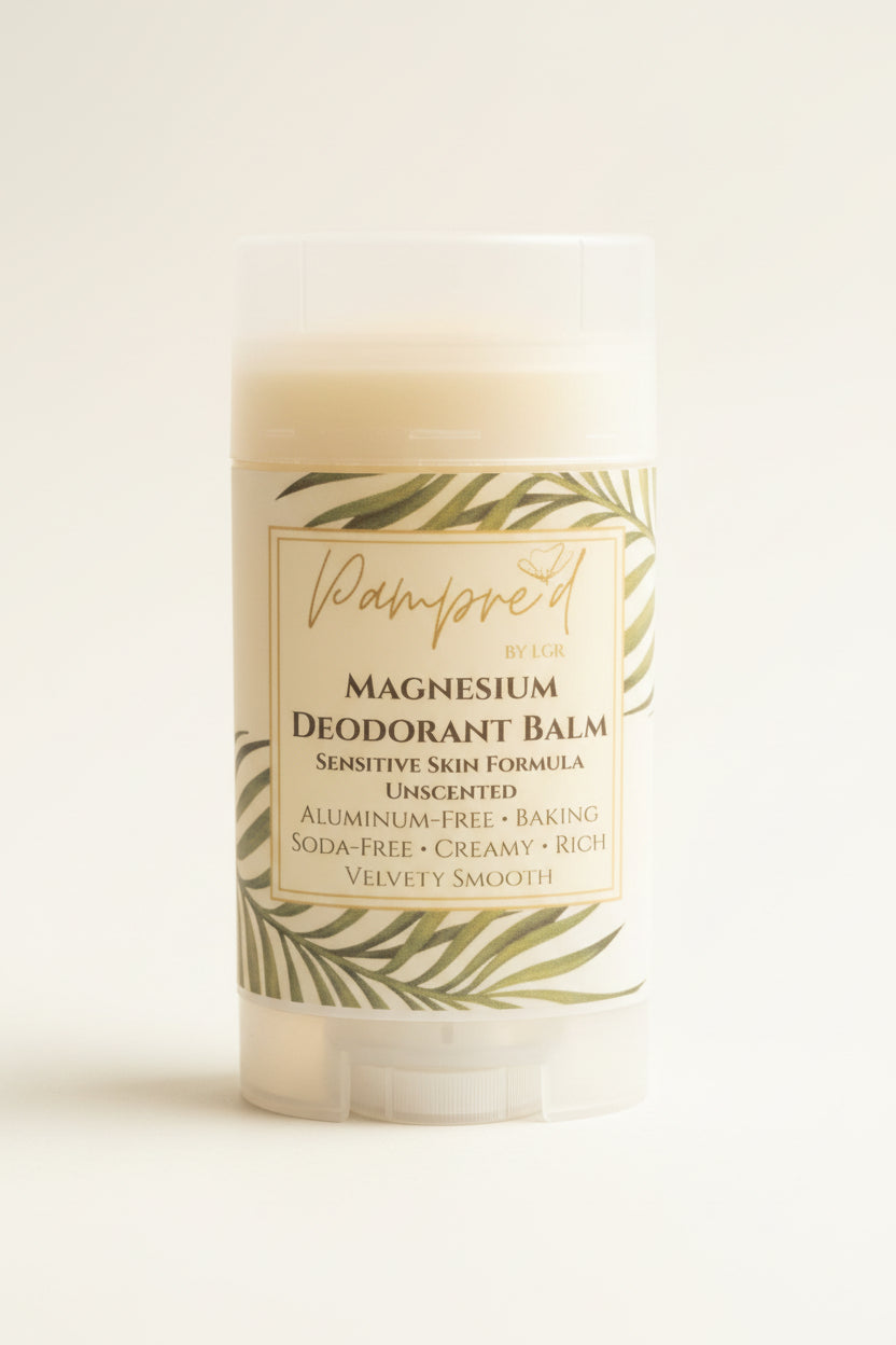 Magnesium Deodorant Balm – Aluminum-Free, Baking Soda-Free | Pampre’d