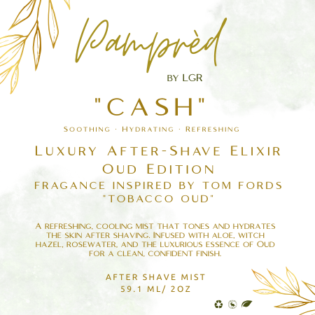 Cash Luxury After-Shave Elixir (Oud Edition) by Pampere'd