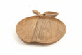 Apple Shaped Mango Wood Tray