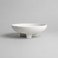 Round Squared Footed Concrete Bowl