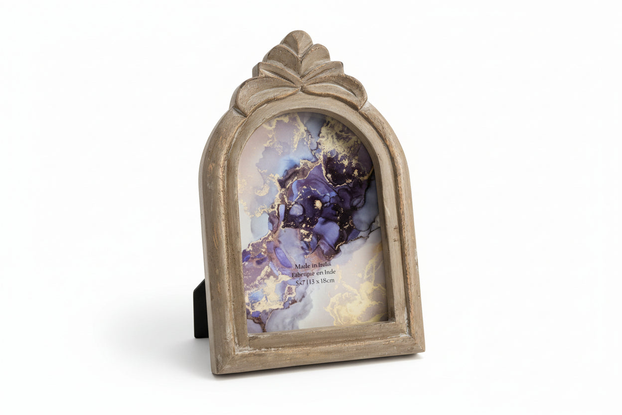 Washed Wood Arched Picture Frames