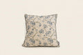 Blue Spring Floral Throw Pillow