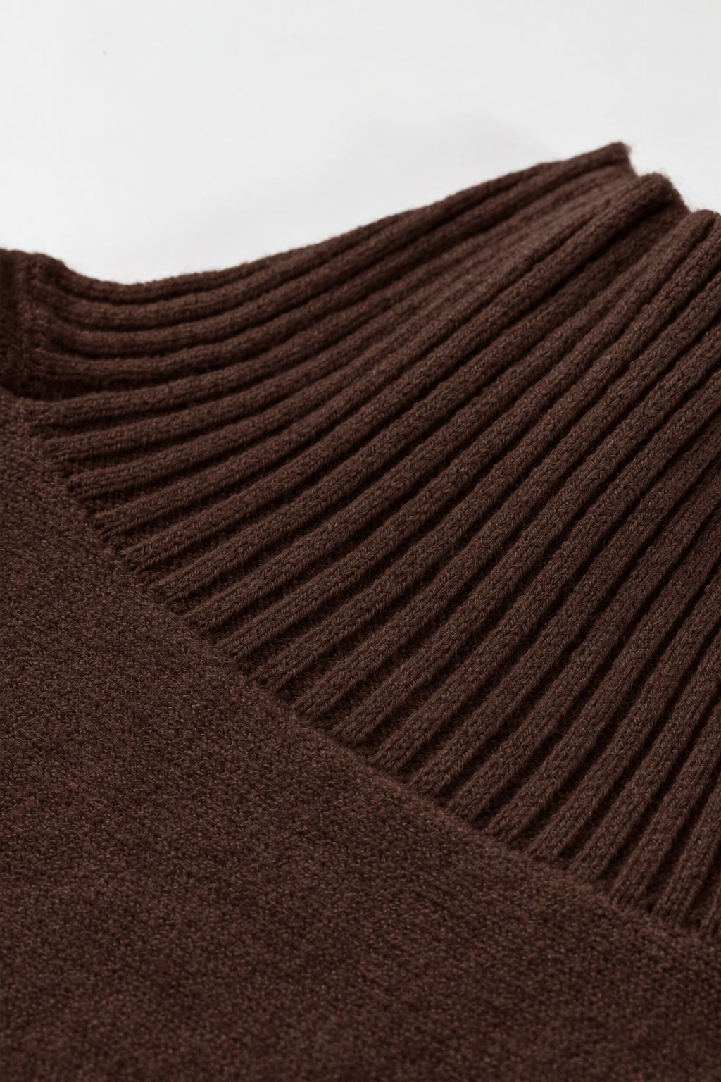 Mock Neck Ribbed Short Sleeve Sweater Top