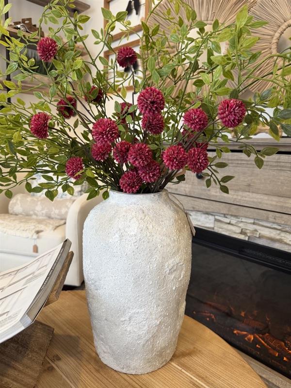 Tall Rough Textured Ceramic Vase