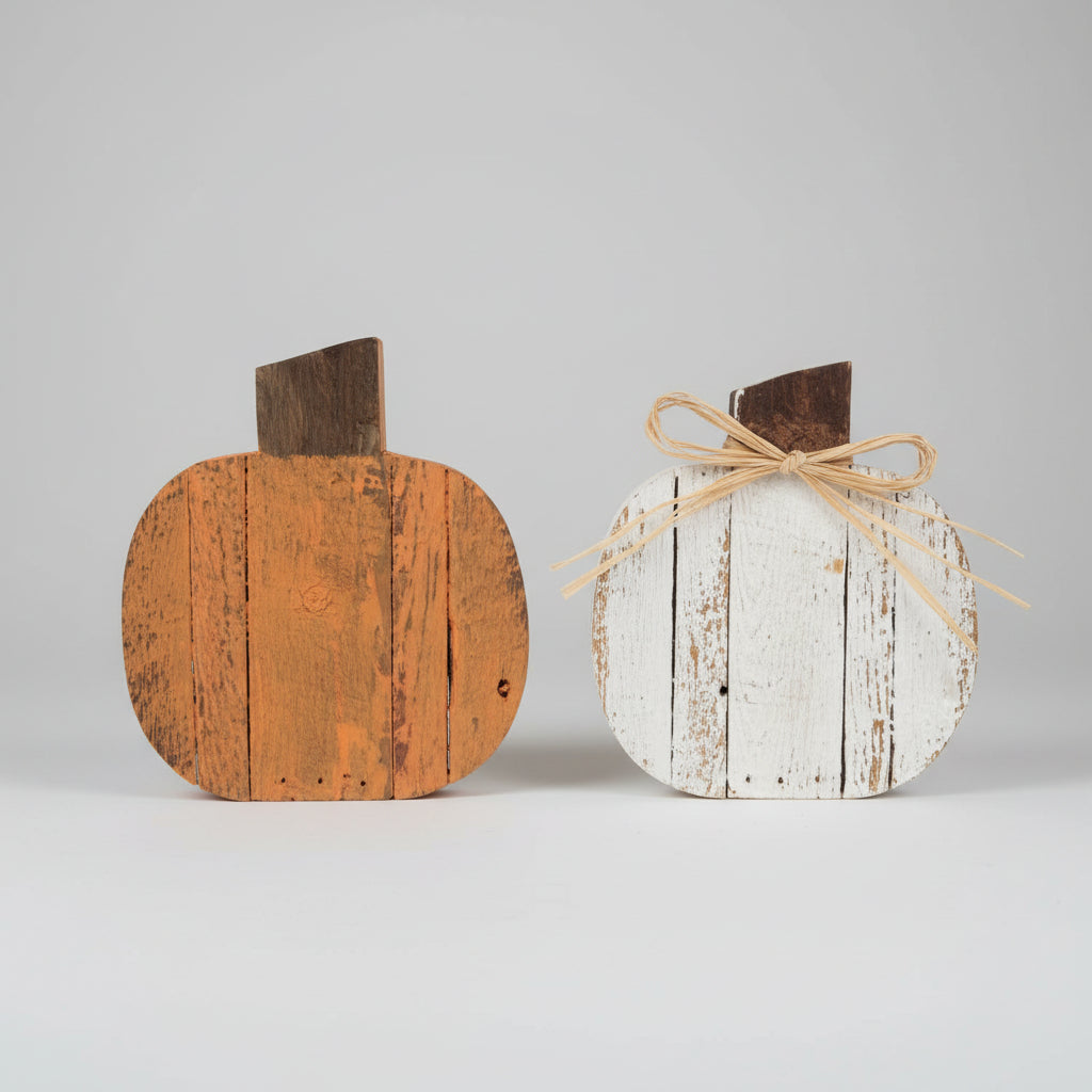 Small Wooden Pumpkin