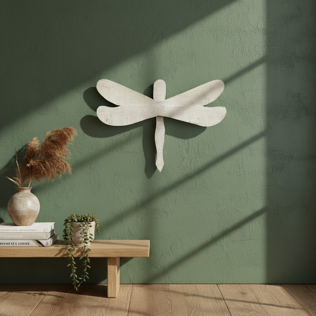 Handmade Wood Dragonfly | 7.4"