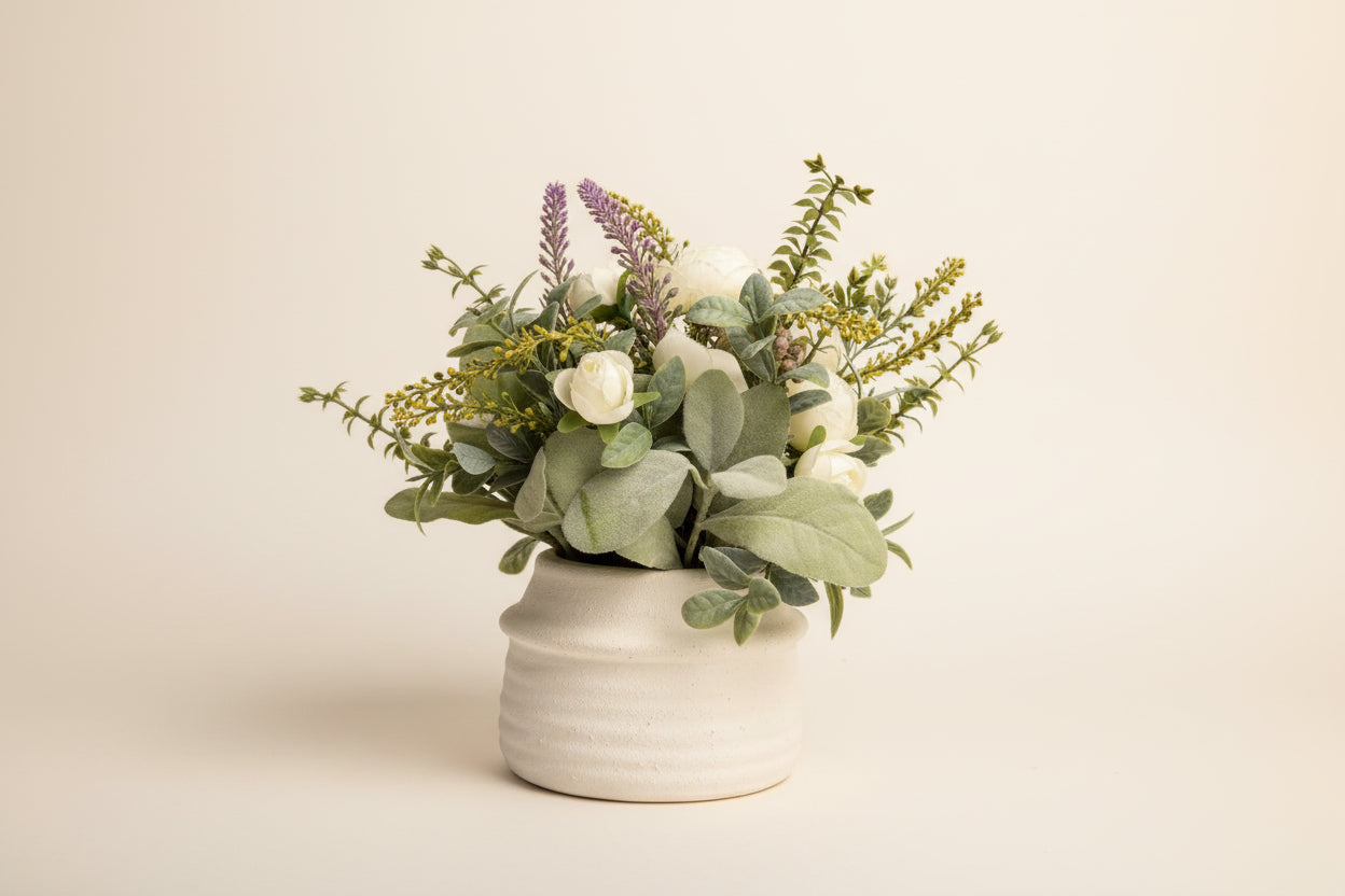 Potted Lavender Arrangement