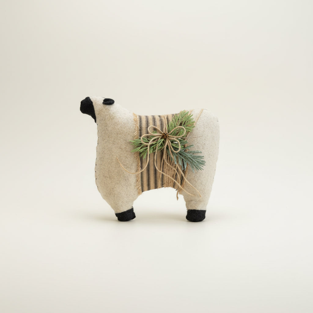 Felt Festive Sheep
