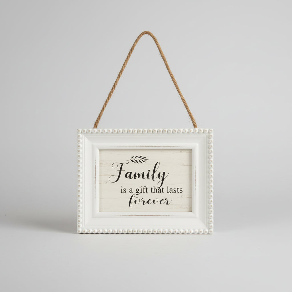 Beaded Wall Hanging Frames | Story, Home, Family