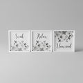 Soak Relax Unwind | Set of 3 Decorative Sign