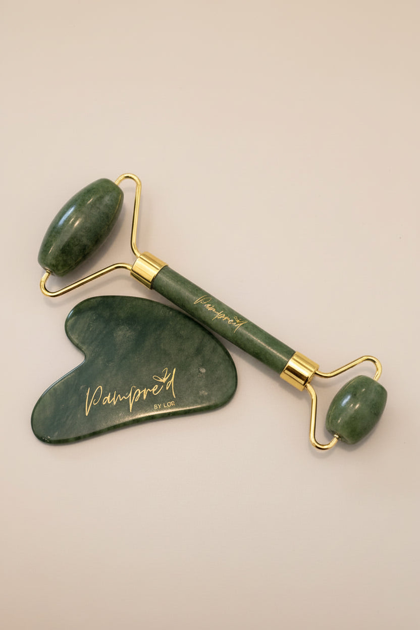 Pampre'd by LGR Facial Roller and Gua Sha Set