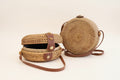 Natural Rattan Woven Shoulder Bags