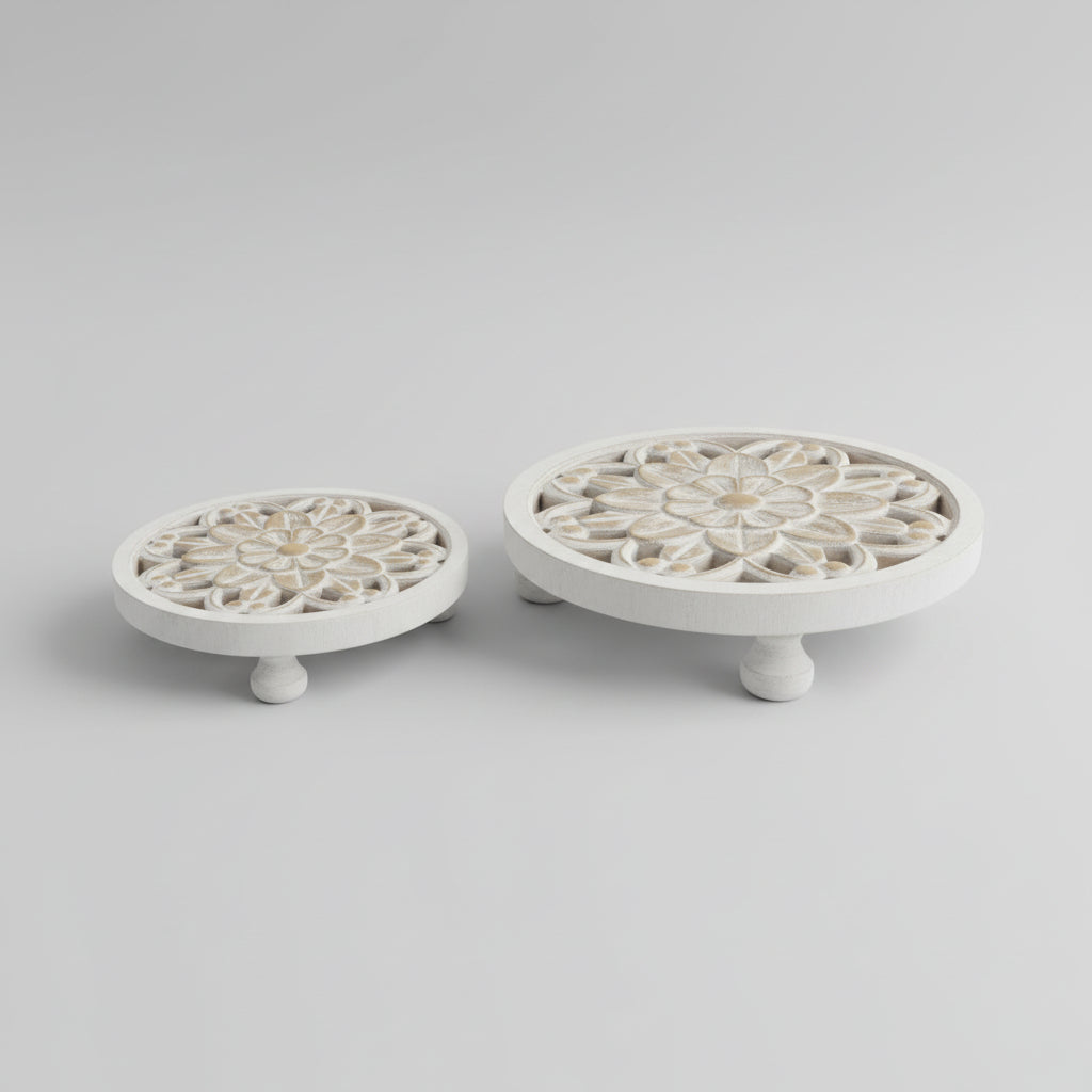 Floral Cut-Out Risers