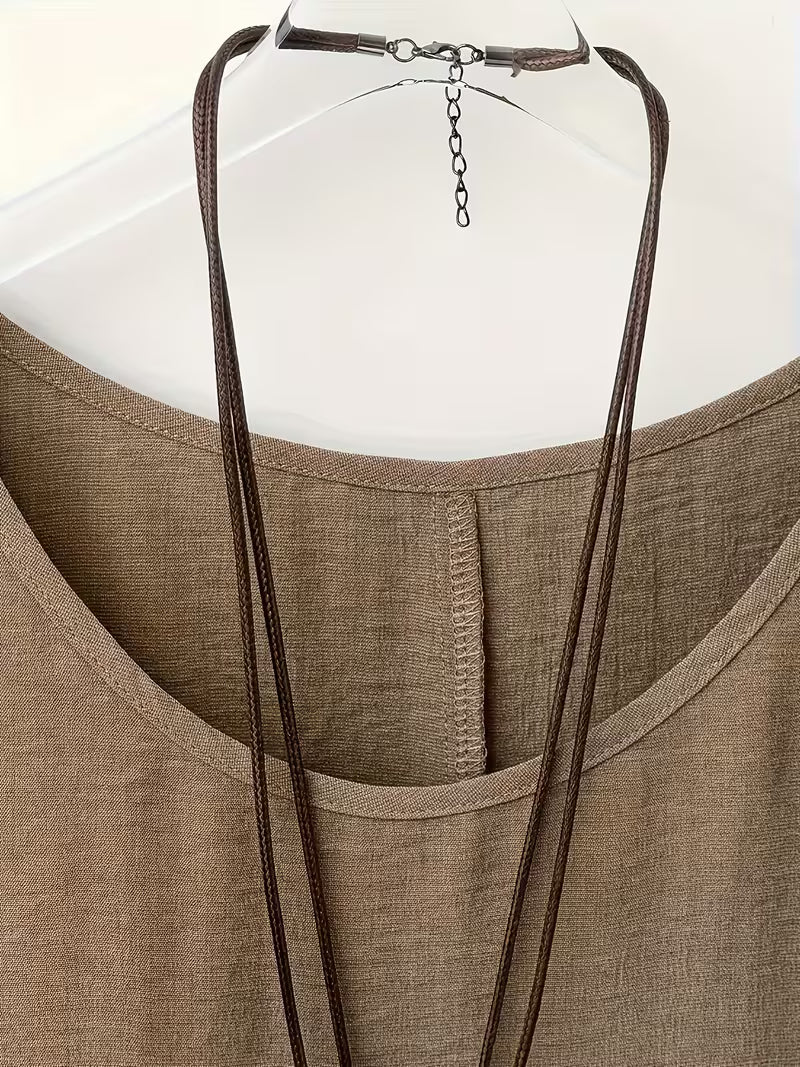 Women's Batwing Short Sleeve Round Neck Blouse