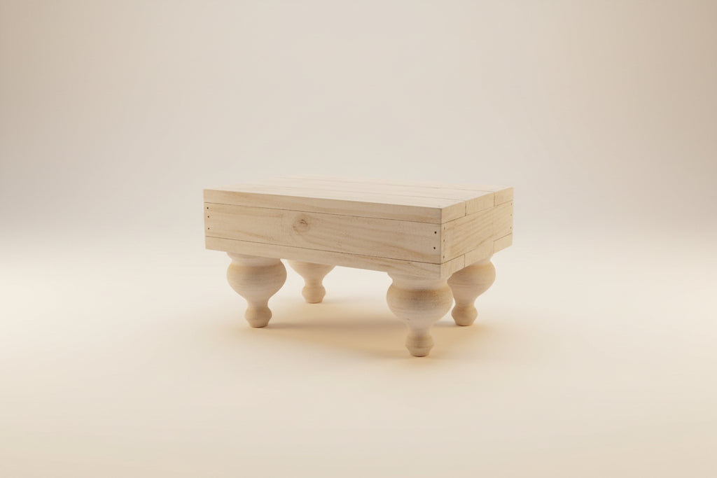 Kasey Table Display-Reclaimed Wood Stand