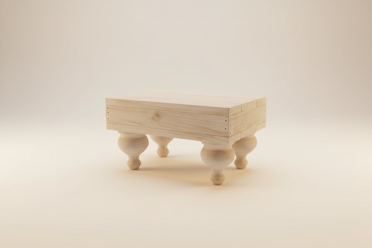 Kasey Table Display-Reclaimed Wood Stand