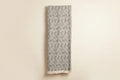 Gray Leaf Cotton Throw Blanket