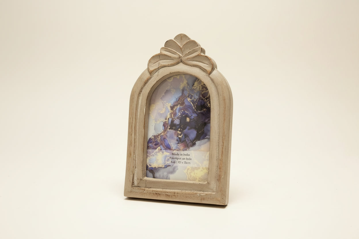 Washed Wood Arched Picture Frames