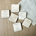 Adventure Wooden Tokens - Nature-Themed, Outdoors Gift