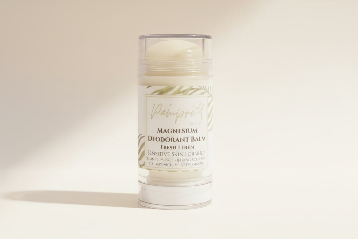 Magnesium Deodorant Balm – Aluminum-Free, Baking Soda-Free | Pampre’d