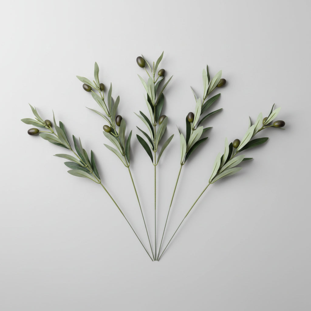 Faux Olive Stems | 14"