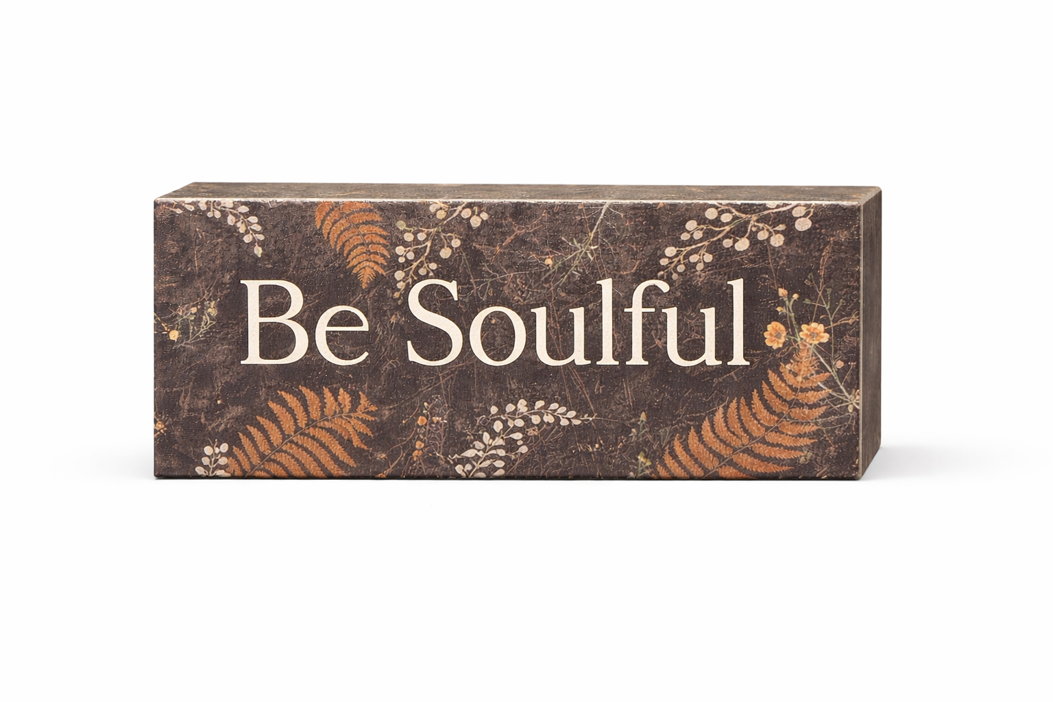 Timeless Flower & Fern Block | Be Soulful