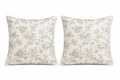 Floral Botanical Throw Pillow | 18x18