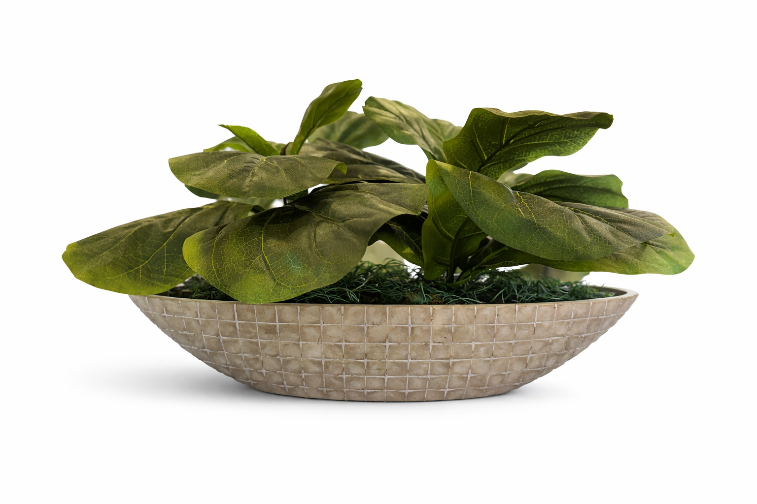 Natural Mosaic Centerpiece Planter